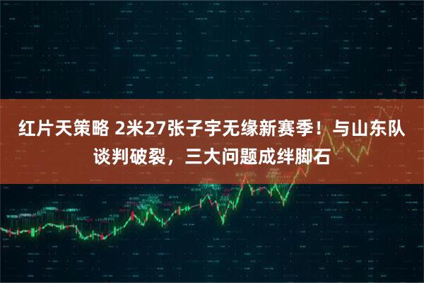 红片天策略 2米27张子宇无缘新赛季！与山东队谈判破裂，三大问题成绊脚石